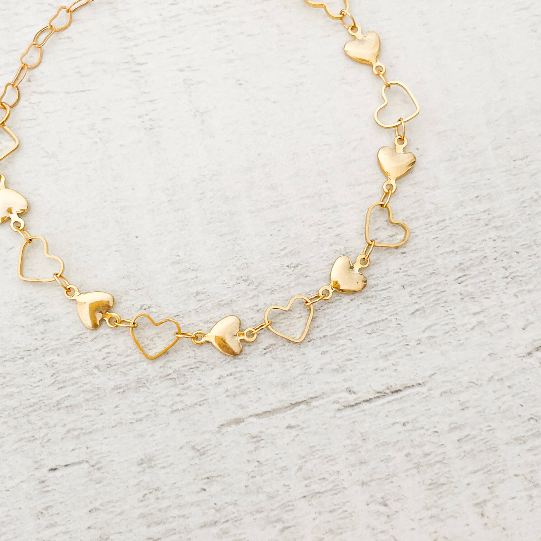 Mixed Hearts Bracelet