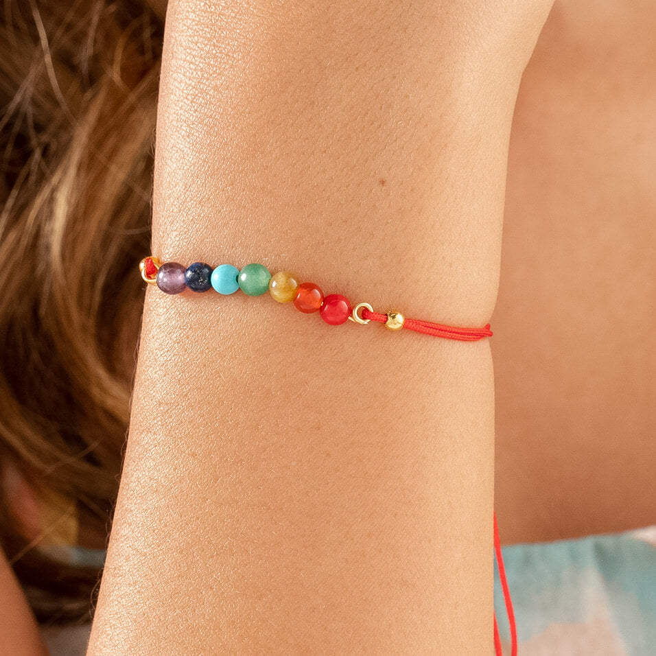 Seven Chakras Natural Stones Bracelet