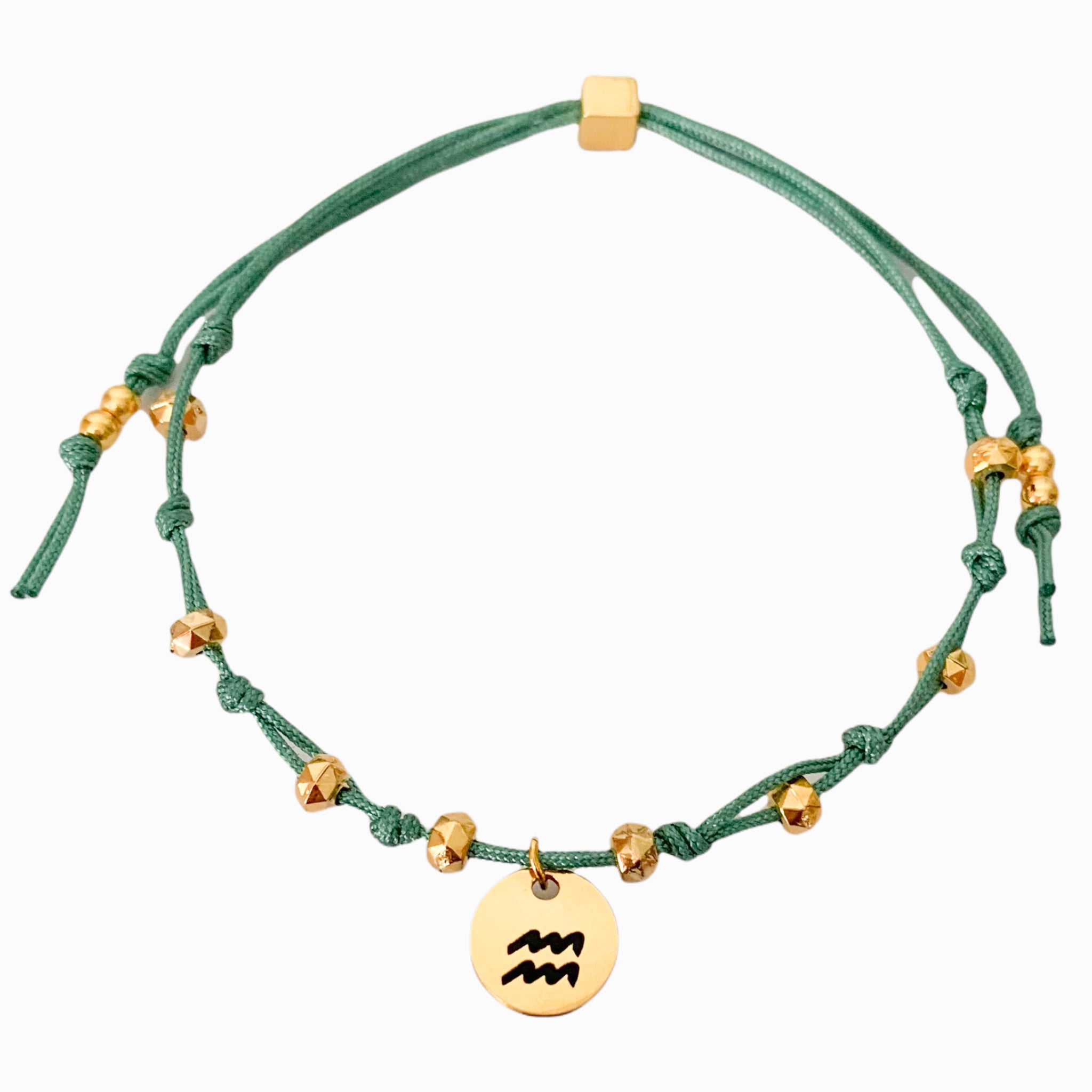 Aquarius Zodiac Sign Bracelet