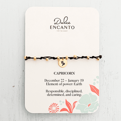 Capricorn Zodiac Sign Bracelet