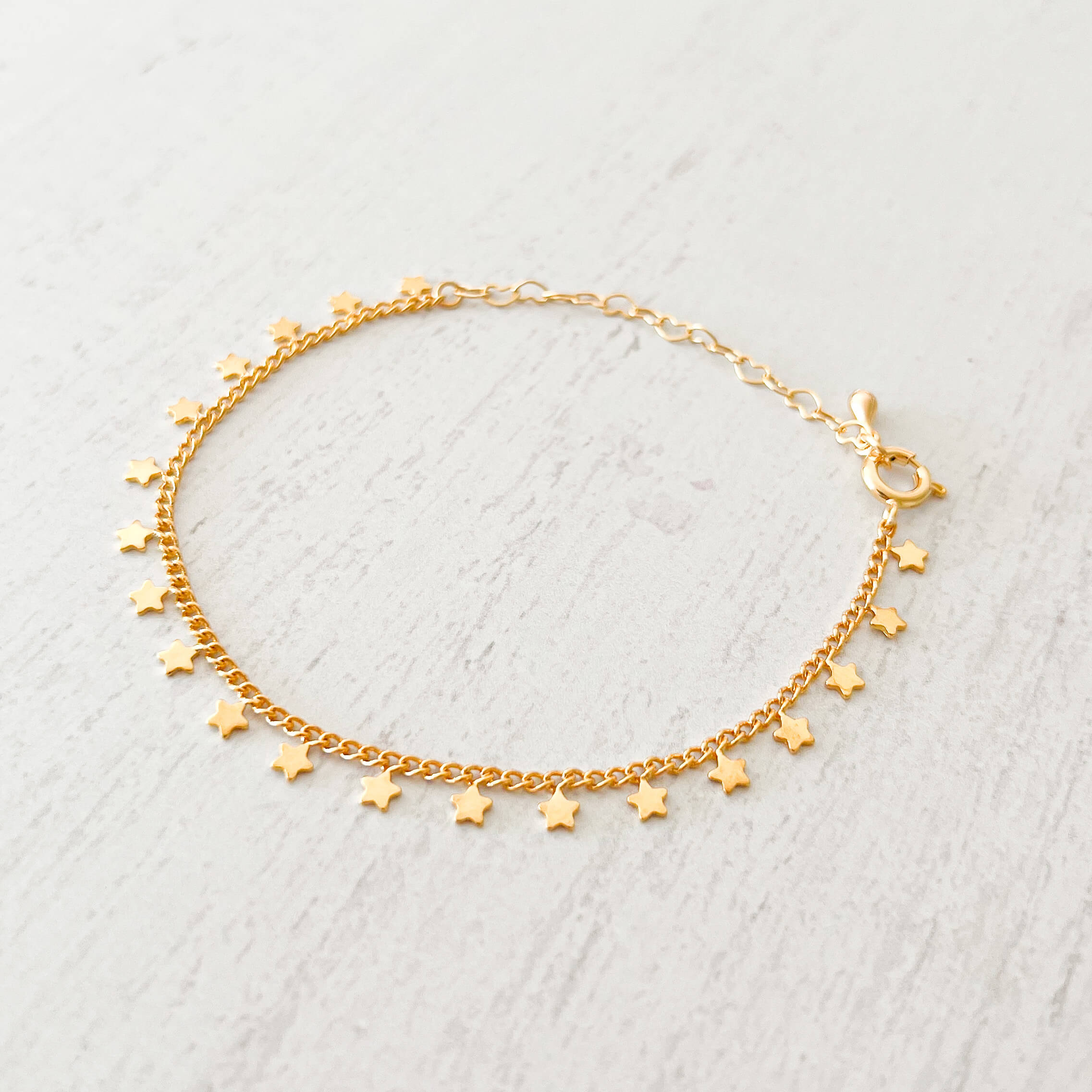 Chain Bracelet with Stars