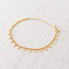Chain Bracelet with Stars