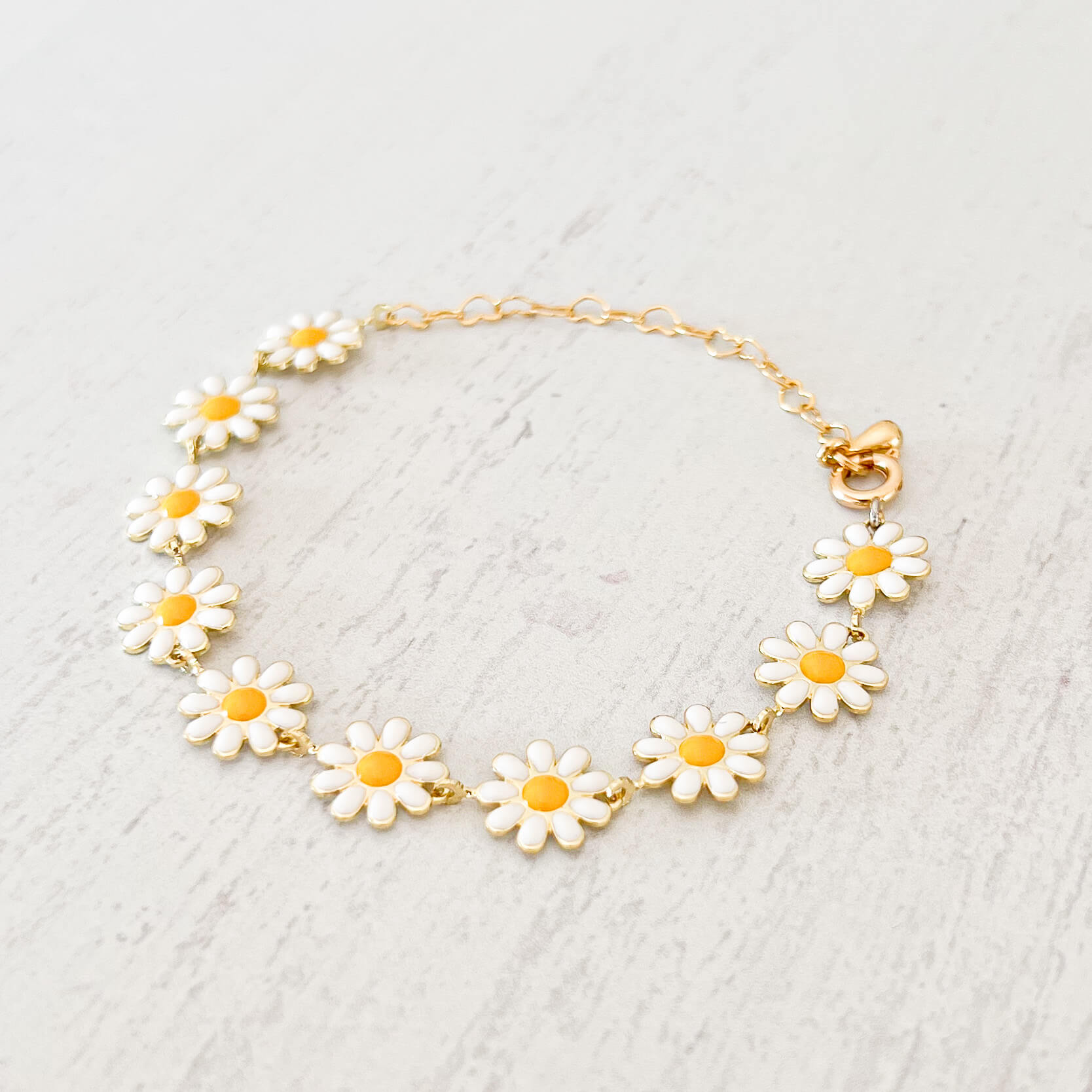 Daisy Flower Bracelet