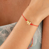 Elephant Bracelet with Yarn