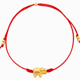 Elephant Bracelet with Yarn