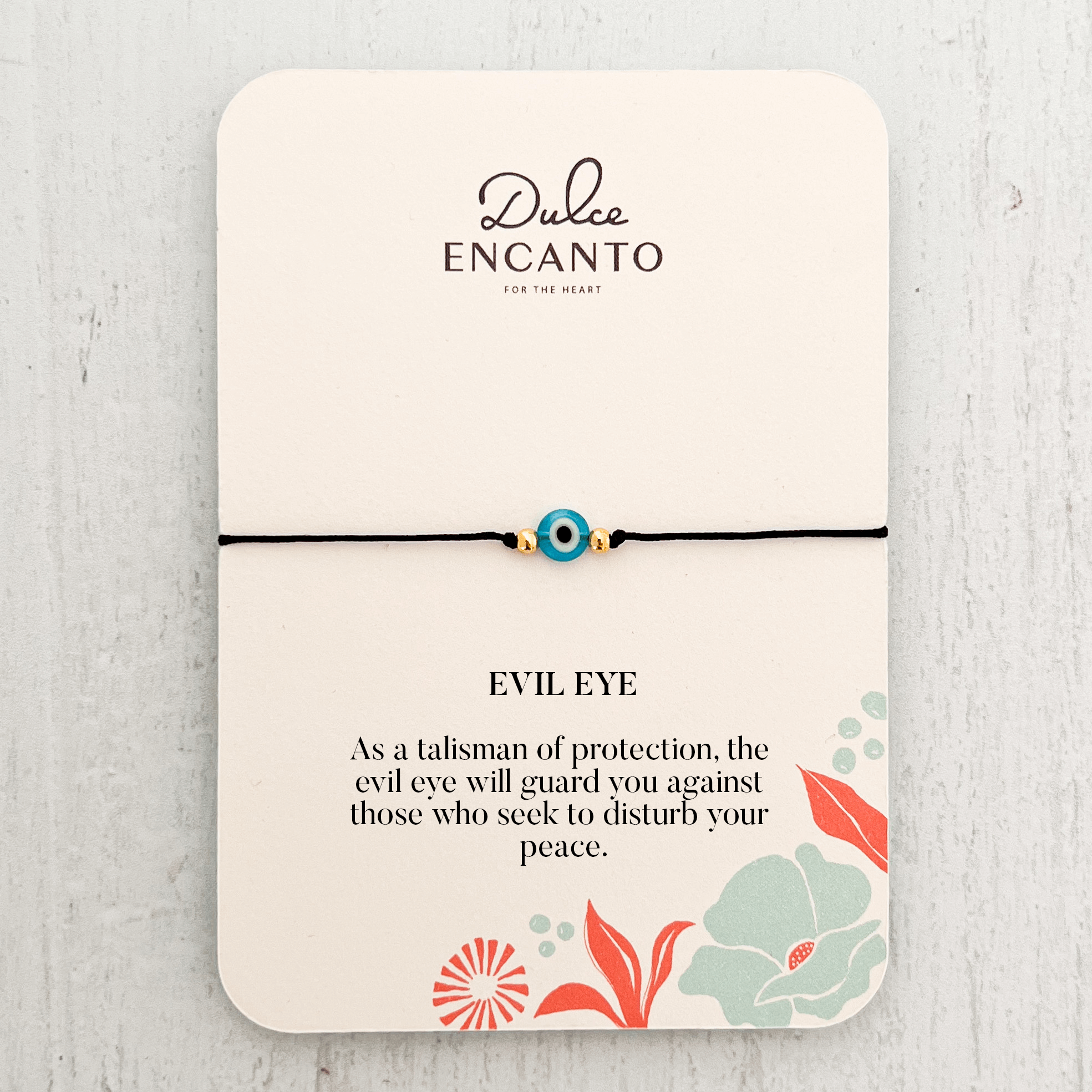 Evil Eye Bracelet with Yarn