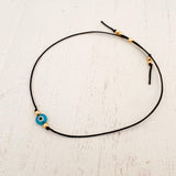 Evil Eye Bracelet with Yarn
