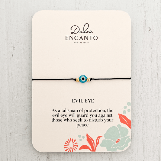 Evil Eye Bracelet with Yarn