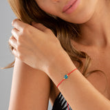 Evil Eye Bracelet with Yarn