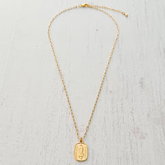 Guadalupe Virgin Big Necklace