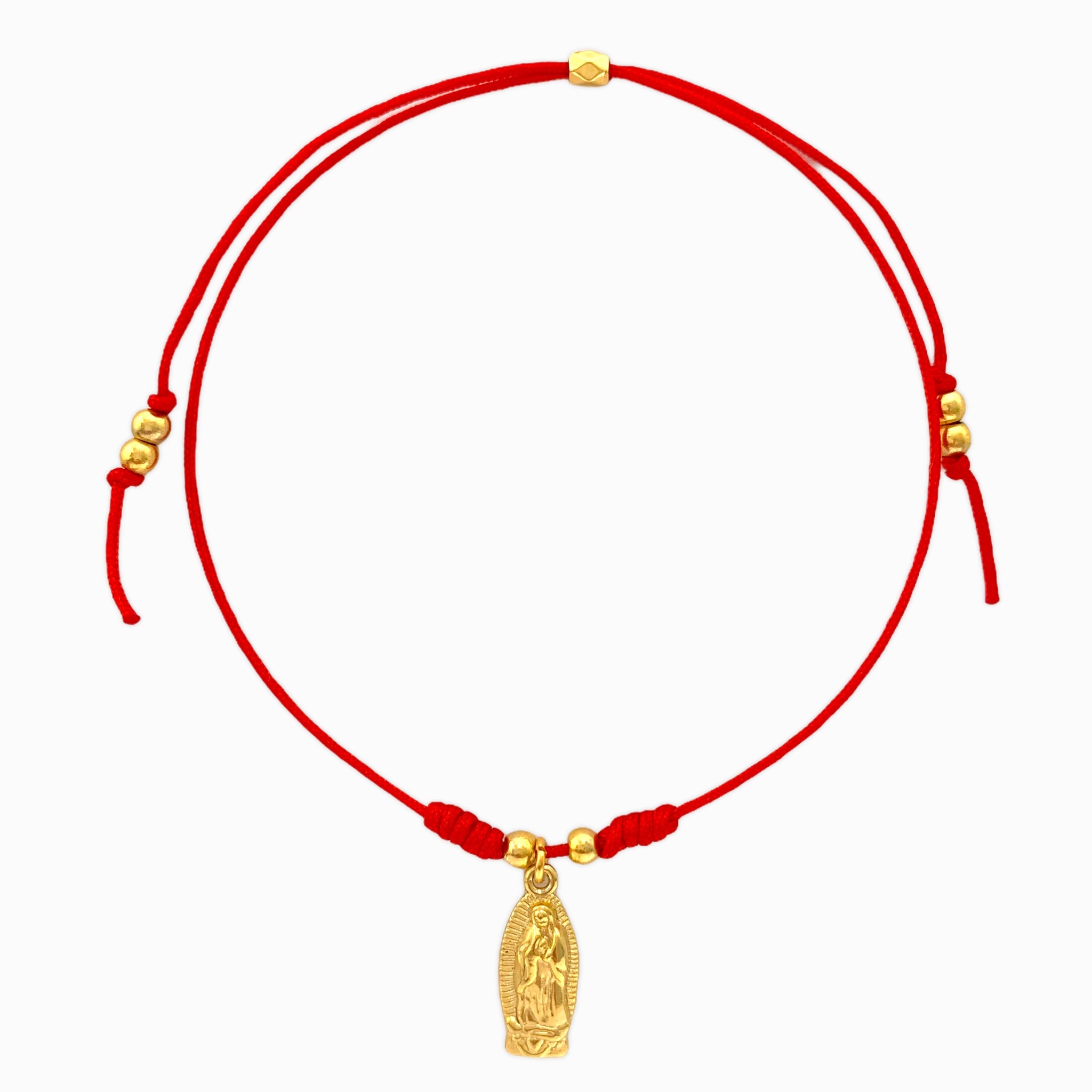 Guadalupe Virgin Bracelet with Yarn