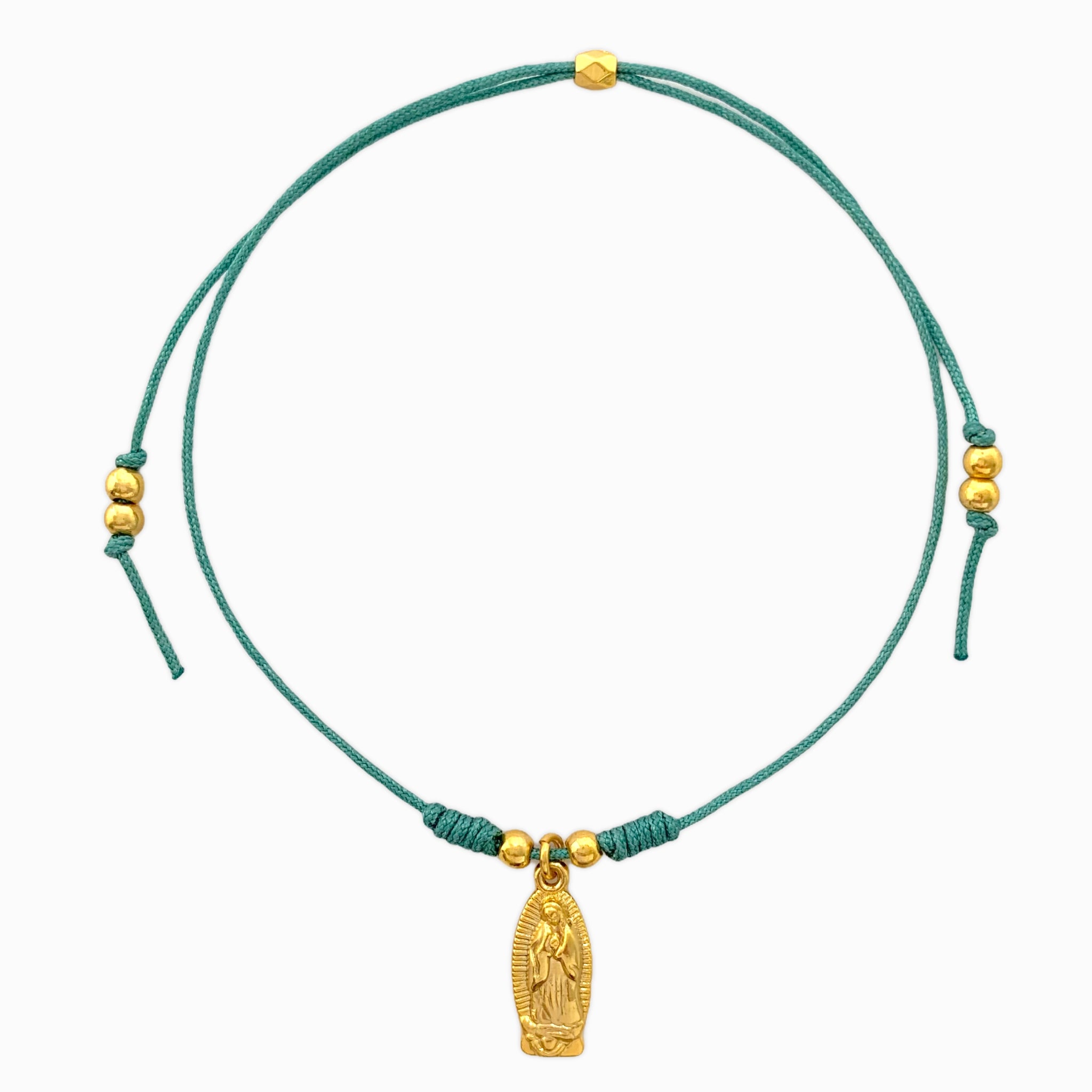 Guadalupe Virgin Bracelet with Yarn