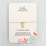 Guadalupe Virgin Bracelet with Yarn