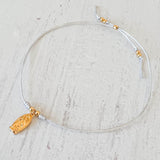 Guadalupe Virgin Bracelet with Yarn