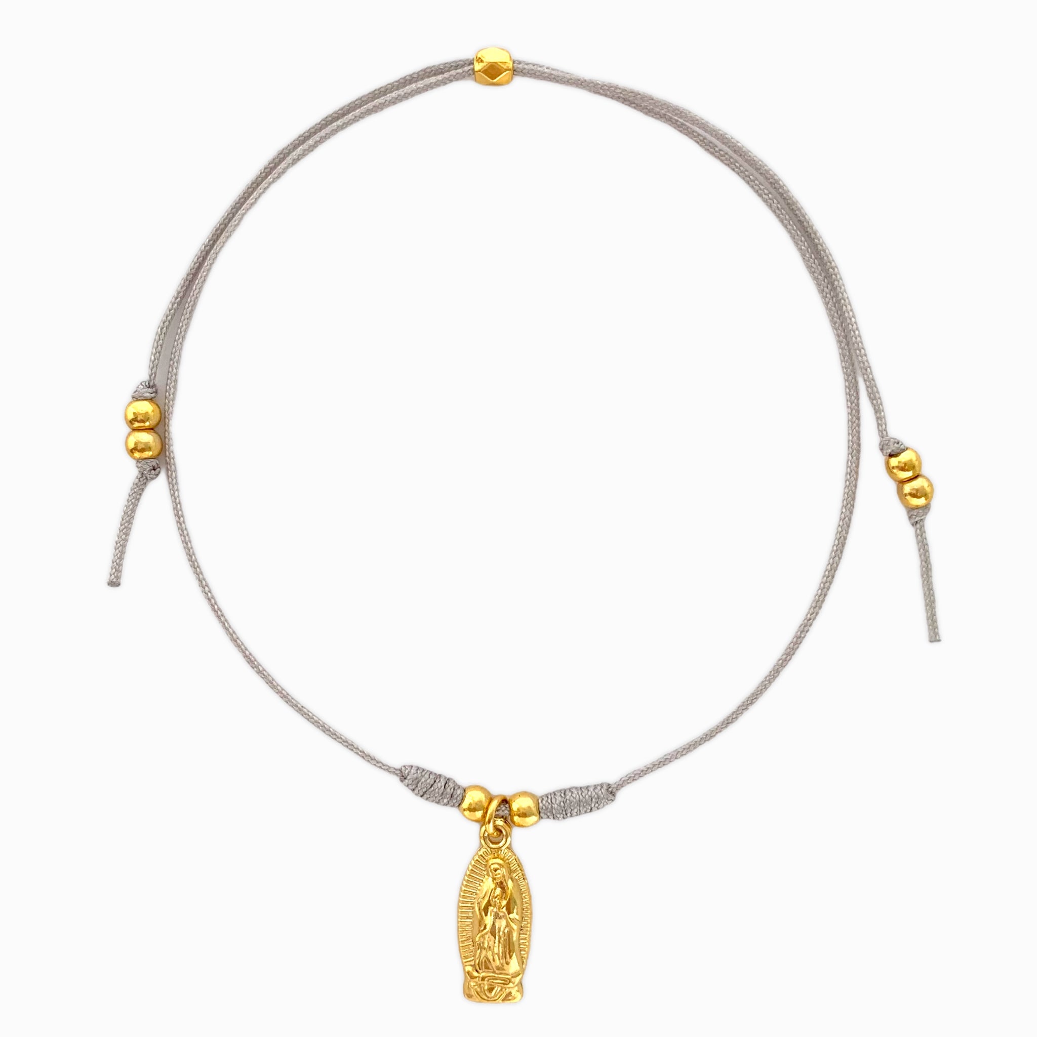 Guadalupe Virgin Bracelet with Yarn