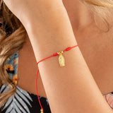 Guadalupe Virgin Bracelet with Yarn