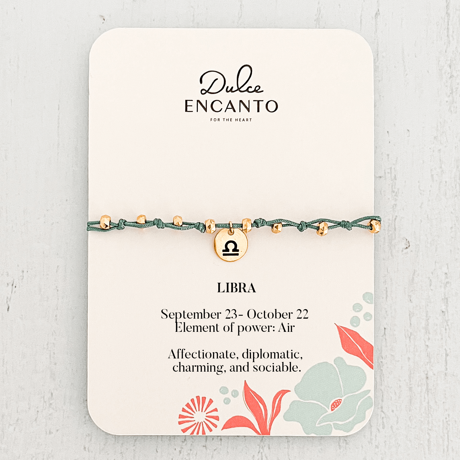 Libra Zodiac Sign Bracelet