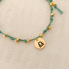 Libra Zodiac Sign Bracelet