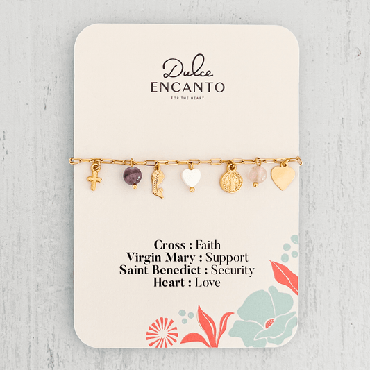 Love and Faith Intentions Bracelet