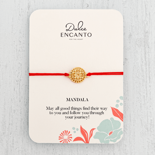 Mandala Bracelet with Yarn