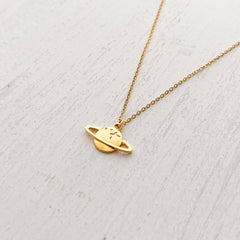 Planet and Stars Necklace
