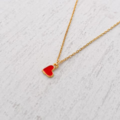Red Heart Necklace