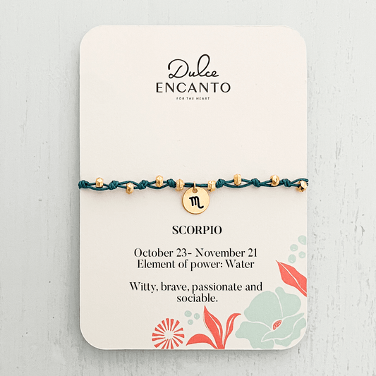 Scorpio Zodiac Sign Bracelet