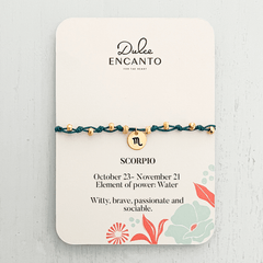 Scorpio Zodiac Sign Bracelet