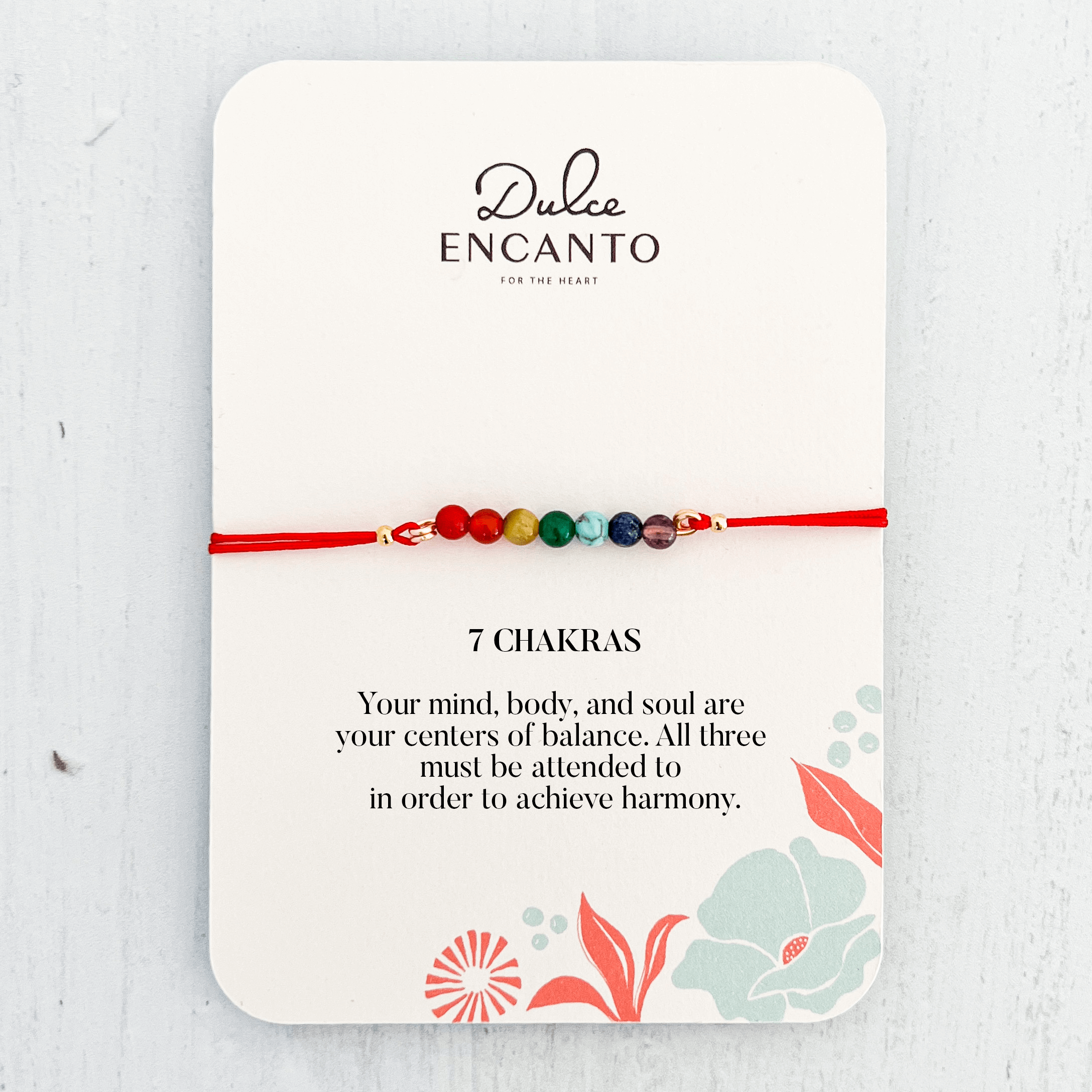 Seven Chakras Natural Stones Bracelet