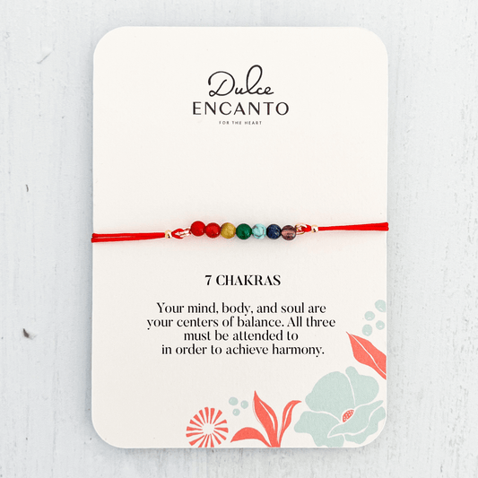 Seven Chakras Natural Stones Bracelet