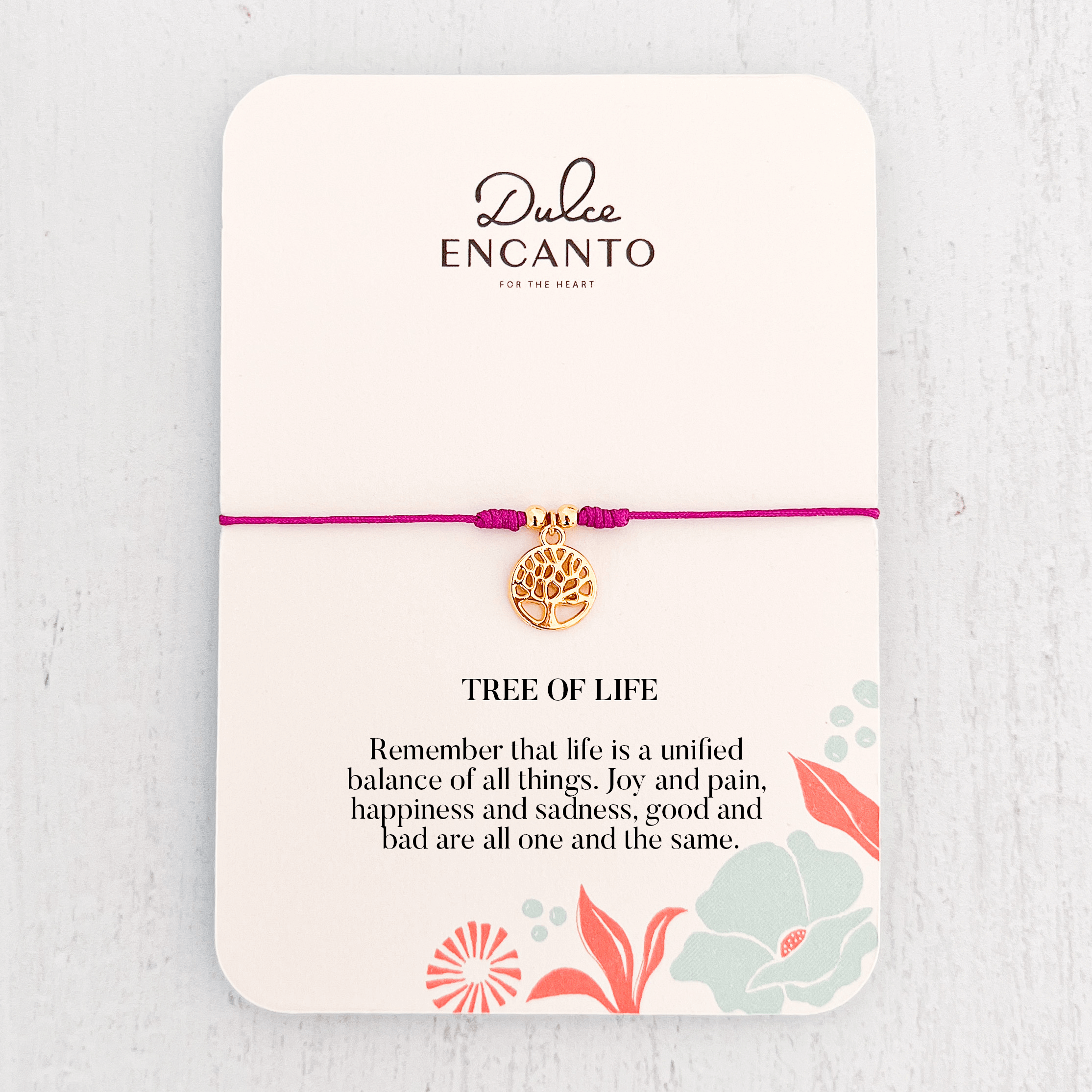 Tree Of Life Bracelet with Yarn