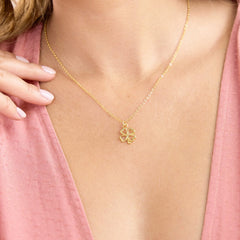 Four-Leaf Clover Necklace 