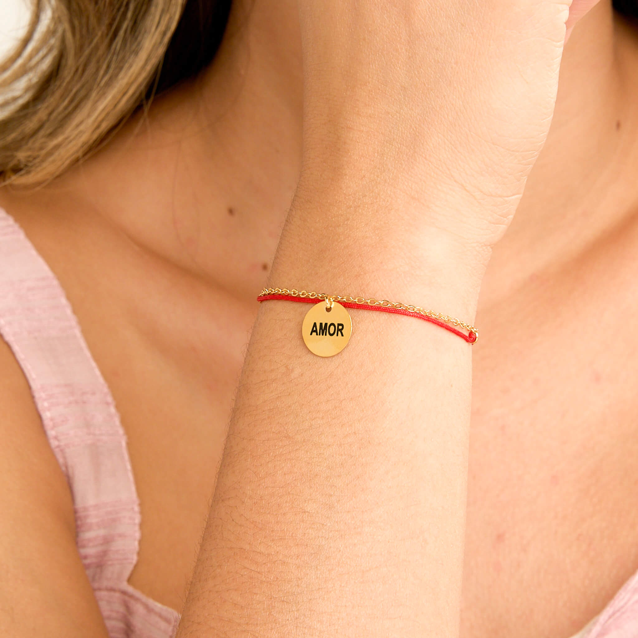 Pulsera Amor Hilo Rojo