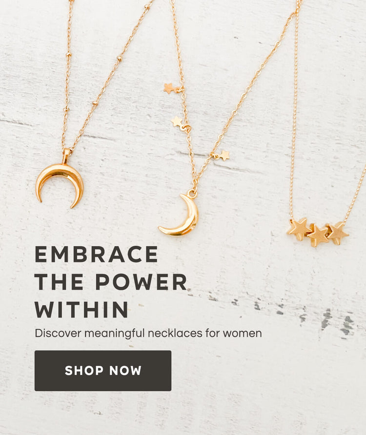 Words of power chain necklace with a pendant Fall in love - Korola