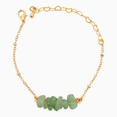 Jade Natural Stone Bracelet with Clasp
