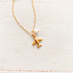 Airplane Necklace