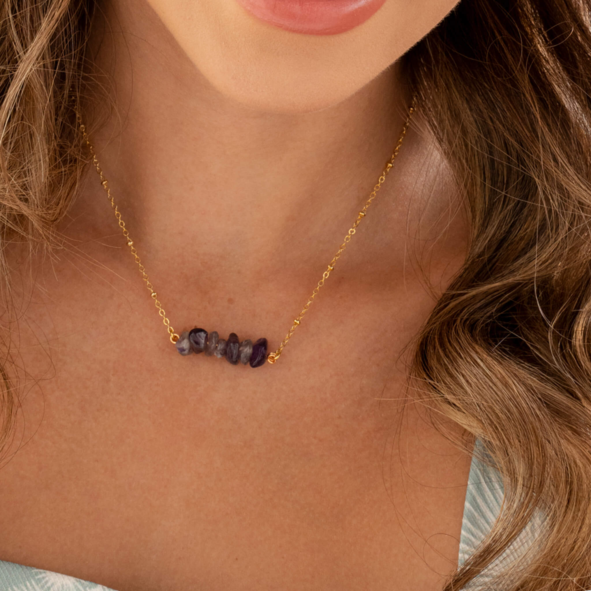 Amethyst Natural Stone Necklace