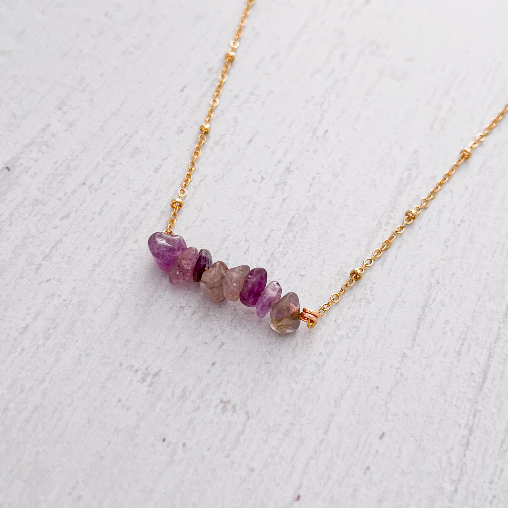 Amethyst Natural Stone Necklace