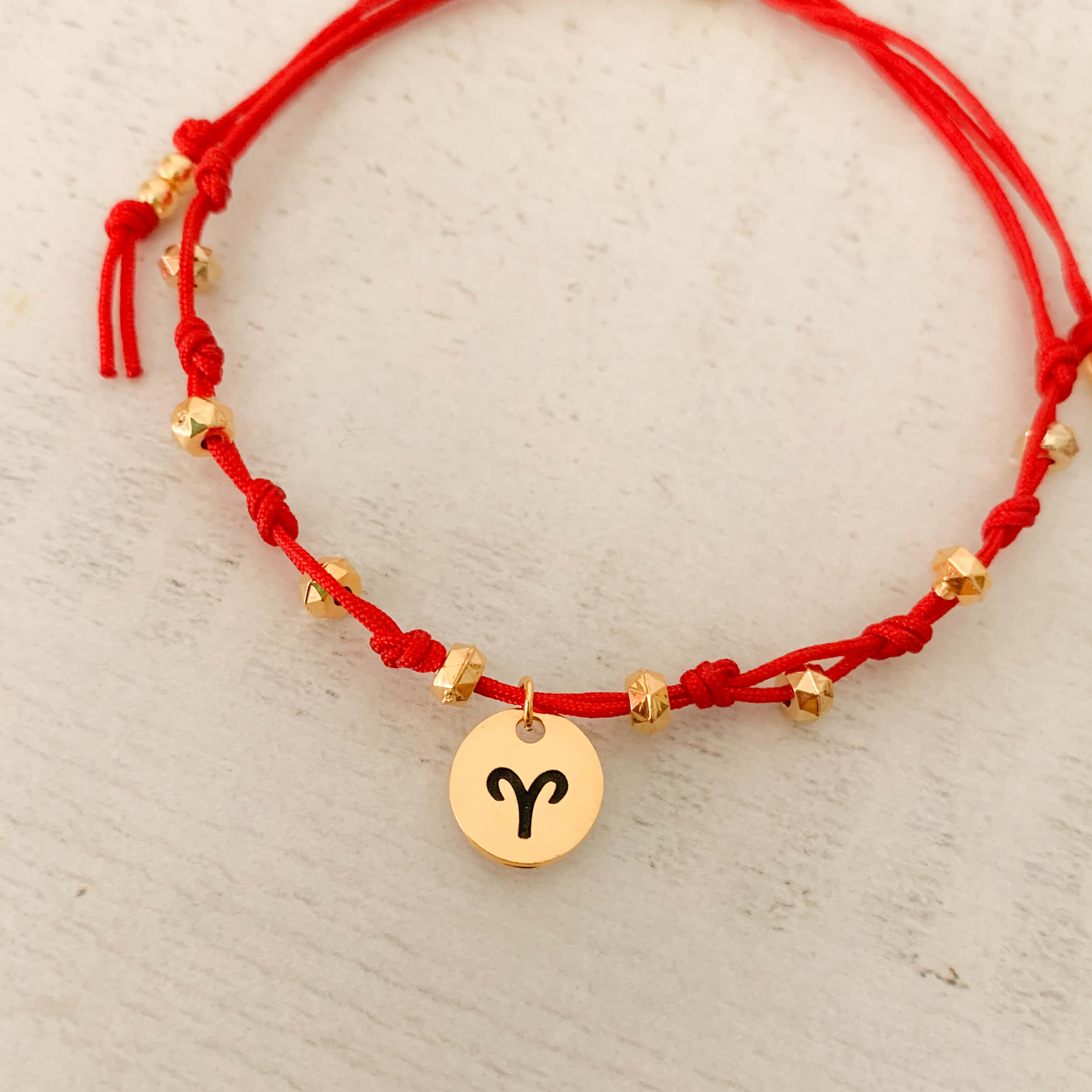 Aries Zodiac Sign Bracelet