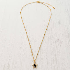 Black Star Necklace