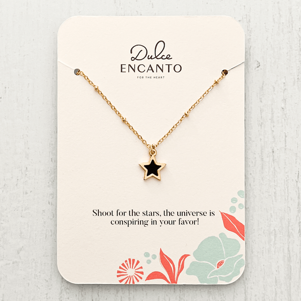 Black Star Necklace – Dulce Encanto