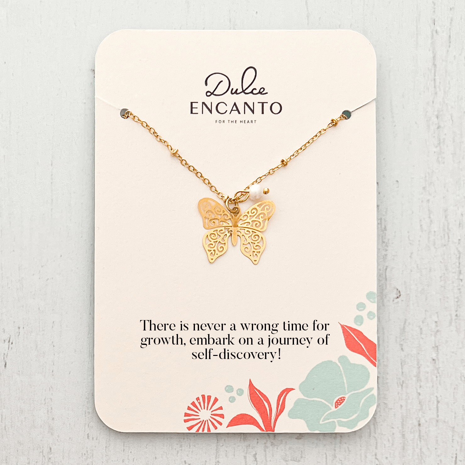 Filigree Butterfly Necklace