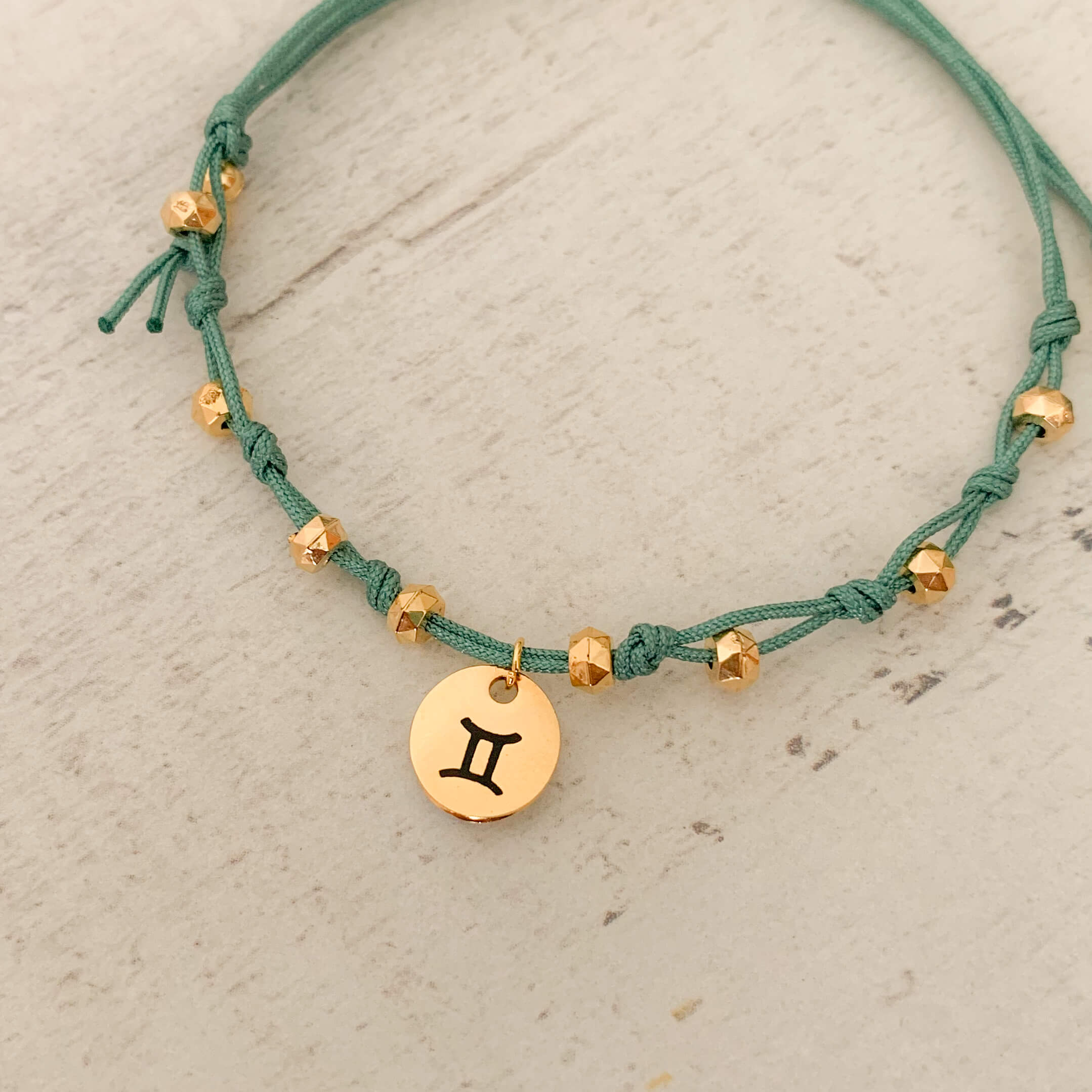 Gemini Zodiac Sign Bracelet