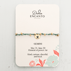 Gemini Zodiac Sign Bracelet