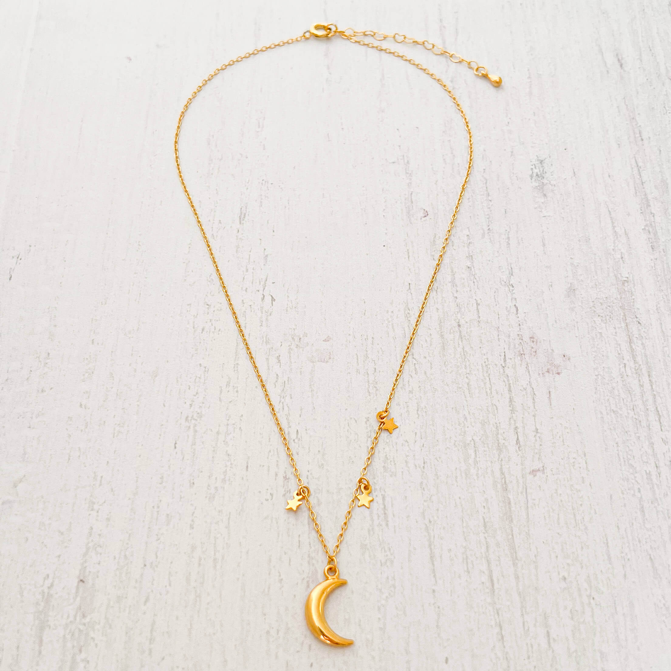 Moon and Stars Necklace