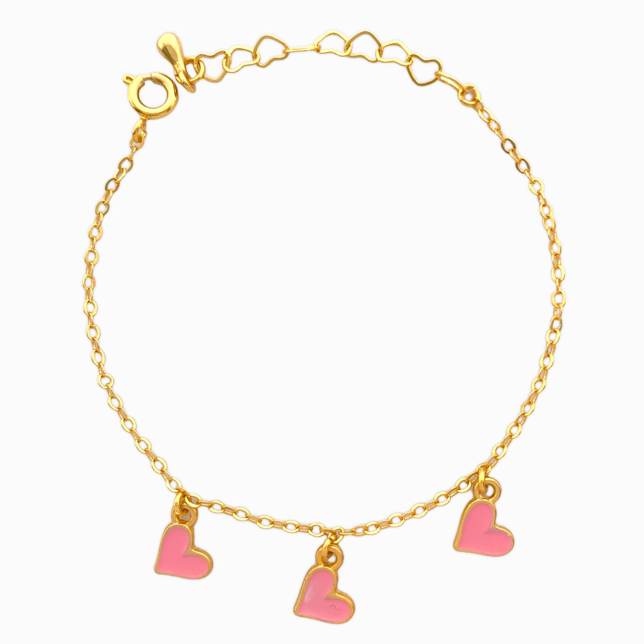 Pink Heart Bracelet