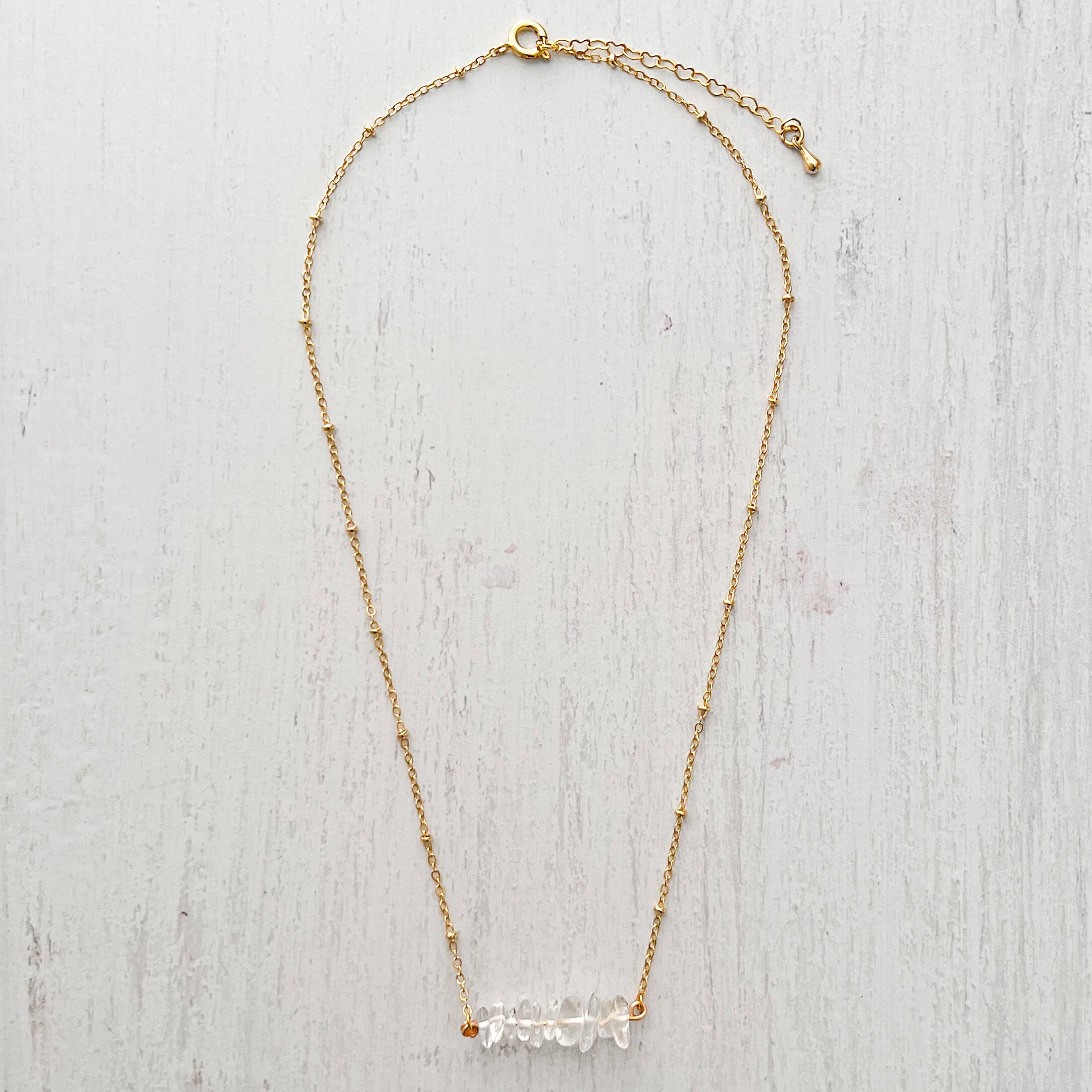 Quartz Crystal Natural Stone Necklace