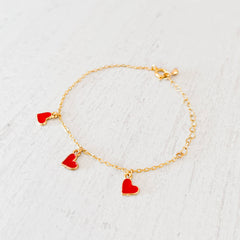 Red Heart Bracelet