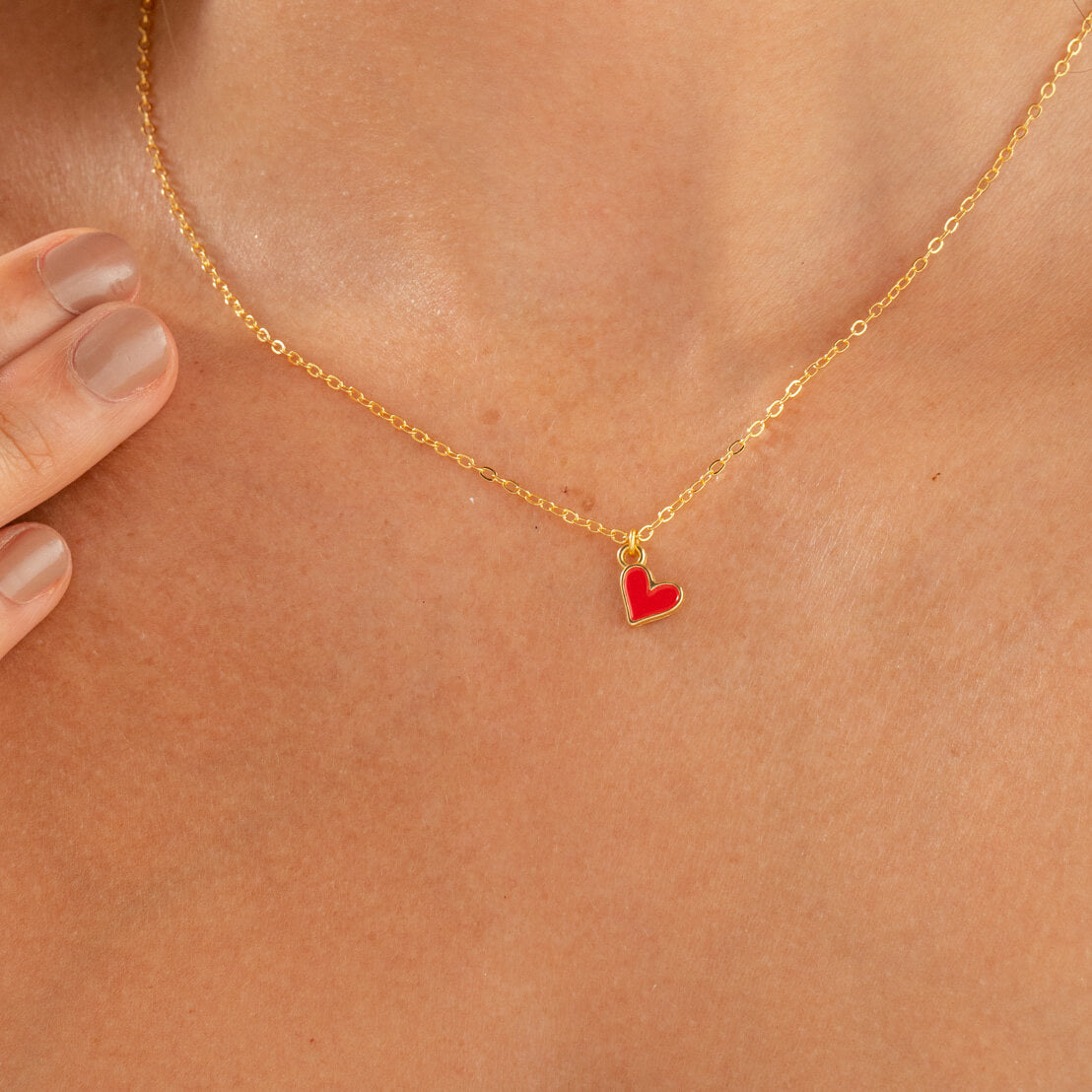 Red Heart Necklace