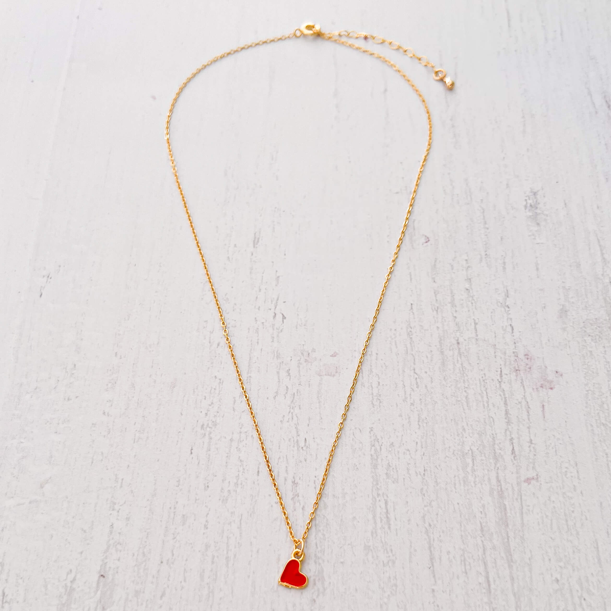 Red Heart Necklace